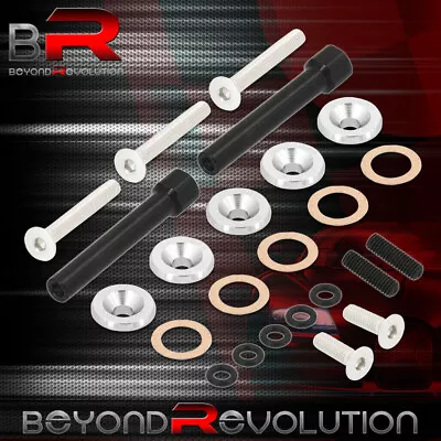 For D15 D16 D-Series Valve Cover Washer Seal Bolt Nut Kit Aluminum Silver • $18.99