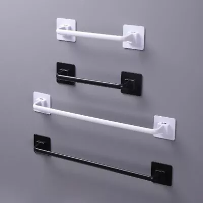 Kitchen Bathroom Wall Bath Towel Holder Rail Rack Self Adhesive Towel Rod Bar • $9.19