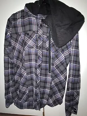 Metal Mulisha Plaid Hooded Jacket/Flannel- XS/S • $35