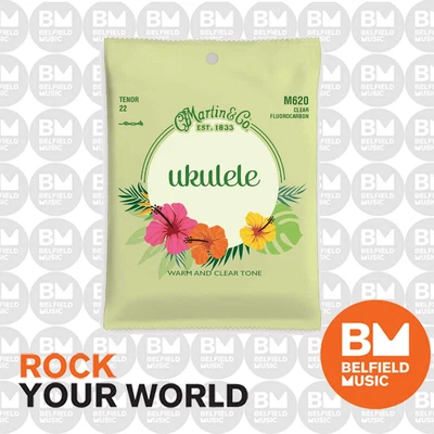 $14.95 • Buy Martin M620 Fluorocarbon Ukulele Strings 4-String Uke Tenor - Belfield Music