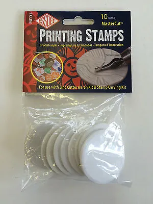 Essdee Printing Stamps - For Use With Lino Cutter Kit (10 Discs) • £9.99