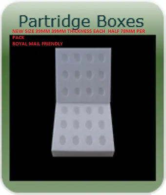 Partridge Egg Boxes Hatching Eggs Incubation New Size Royal Mail78mm • £20