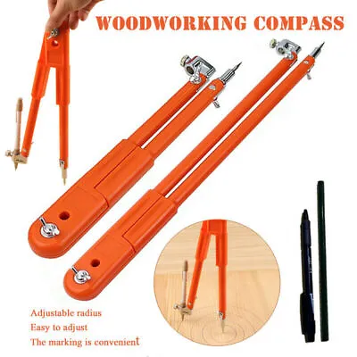 £10.99 • Buy Precision Pencil Compass Drawing Gauge For Woodworking Scribing Marking Tool