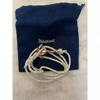 Miansai 14 K Gold Anchor Wrap Bracelet  • $100