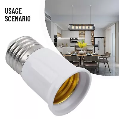 Light Bulb Socket Extender E26E27 Screw In Adapter 1 2 Inch Extension Base • $5.29