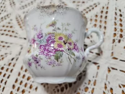 Ct Carl Tielsch Floral Vintage Mustache Tea Cup • $12