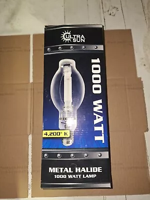 Ultra Sun 4200° K Metal Halide 1000 Watt Lamp • $25