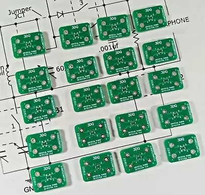 3DQ MOS FET Crystal Radio Detector Bare Printed Circuit Boards 20 Pieces • $17