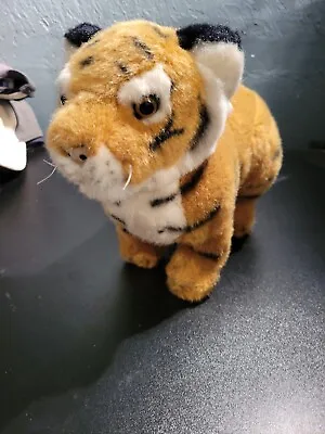 Tiger Plush DISCOVERY CHANNEL STORE Siberian Tiger  10  Stuffed Animal • $8.08