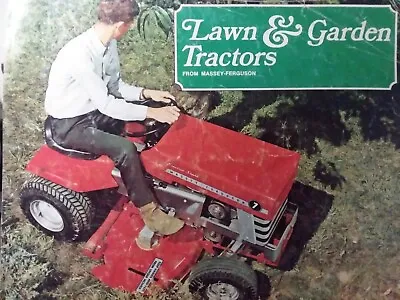 $98.51 • Buy Massey Ferguson MF 10 12 7 Lawn Garden Tractor & Implements Color Sales Brochure
