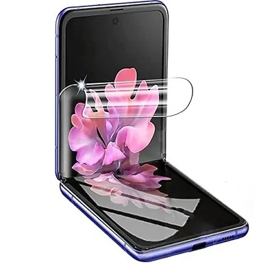 £2.49 • Buy Screen Protector Cover For Samsung Galaxy Z Flip 4 TPU HYDROGEL FILM - Clear