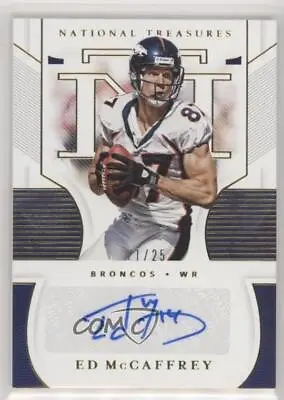 2020 Panini National Treasures Signatures Gold /25 Ed McCaffrey #S-EM Auto • $115.24