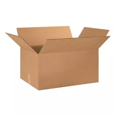 24 X 17 X 12  Corrugated Boxes ECT-32 Brown Shipping Moving Boxes 15/pk • $70.72