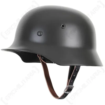 £68.95 • Buy Reproduction WW2 German M40 Steel Helmet With Leather Liner - Army Stalhelm