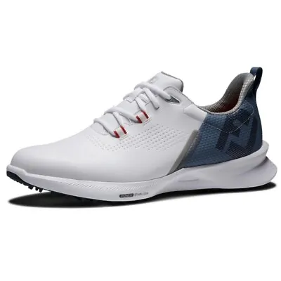 FootJoy FJ Fuel Spikeless Golf Shoes White 55441 Mens • $80