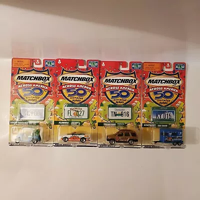  Matchbox Across America 50th Birthday Series Lot Of 4 Southern Collection NEW  • $19.16