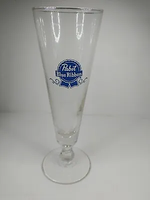 Pabst Blue Ribbon Pbr Beer Footed Pilsner Glass • $5.24