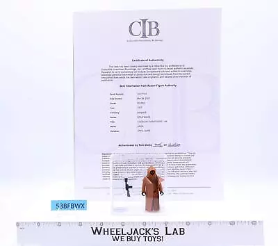 Jawa VINYL CAPE Hong Kong AFA GRADED 80 Star Wars 1977 Kenner Action Figure • $3649.52