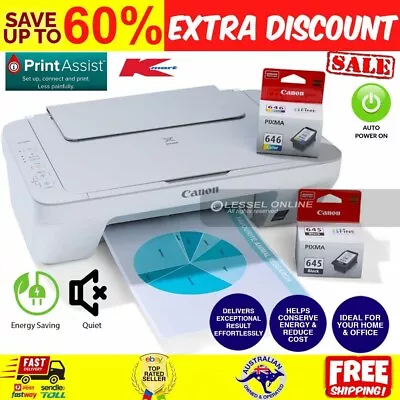 $78.99 • Buy Canon PIXMA Home Printer Office Multifunction Printer Scanner Copier All-In-One