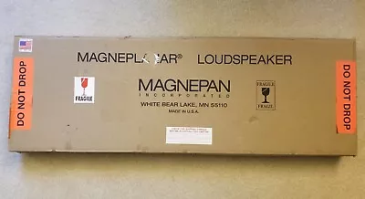 MAGNEPAN Magneplanar LRS PAIR Speakers 48” Tall Black Trim With Stands • $899.99