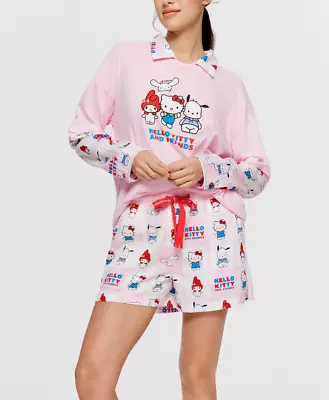 New Peter Alexander Sanrio Hello Kitty & Friends Top + Pj Shorts M Rrp$149.90 • $70