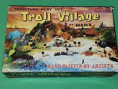 Marx Toys 1965 Troll Village  Miniature Playset Hong Kong  • $89