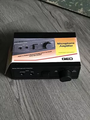 QED MB46 Stereo Microphone Amplifier - Add Stereo Microphone To Tape Deck • £24.99