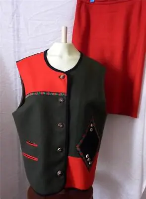 Original Dachstein Austria Wool Skirt Vest Suit 46 • $15