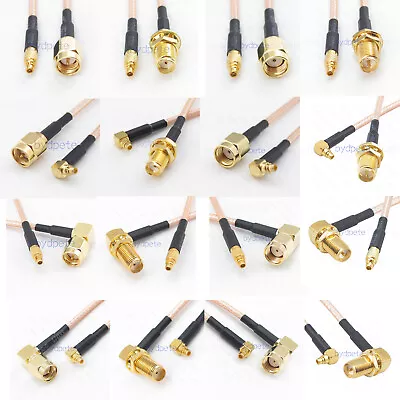 MMCX SMA RG316 Coaxial Cable Male Female Plug Jack Pigtail Coax RF 50ohm Bydpete • $4.20