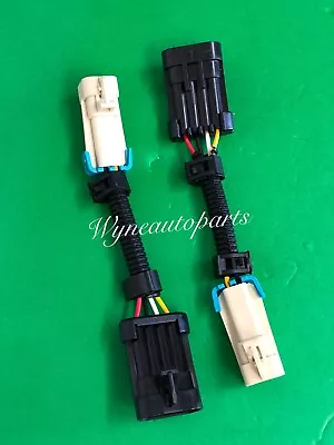 2x O2 Oxygen Sensor Male To Male Adapter Harness LS1 LS2 LS6 4 Pins Square • $15.46