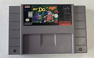 Super Nintendo SNES Mr. Do! Arcade Classic Cartridge Only Tested And Working • $52.92