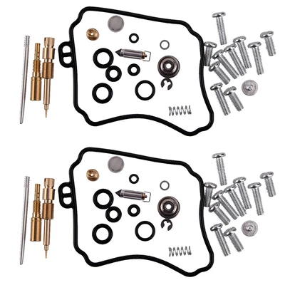 $19.60 • Buy 2x Fit For Yamaha XVS65 V-Star 650 Carburetor Carb Repair Rebuild Jet Seal Kit