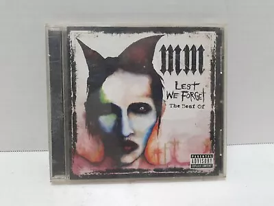 ☆Case Only☆ No CD: Marilyn Manson Lest We Forget: The Best Of (Pre-Owned) • $3.57