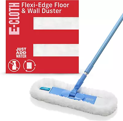 E-Cloth Flexi-Edge Floor & Wall Duster Reusable Dusting Mop For Floor Cleaning • £33.72