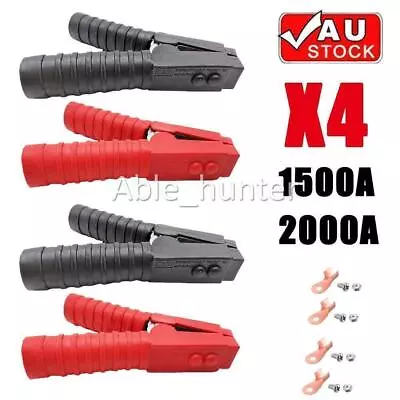 4PCS 1500/2000A Battery Alligator Test Clamps Crocodile-like Clip For Caravan AU • $31.69