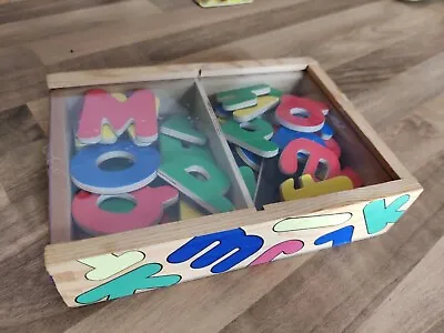 Melissa And Doug Magnetic Letters Sets 49 Letters Upper And Lower Case • £6