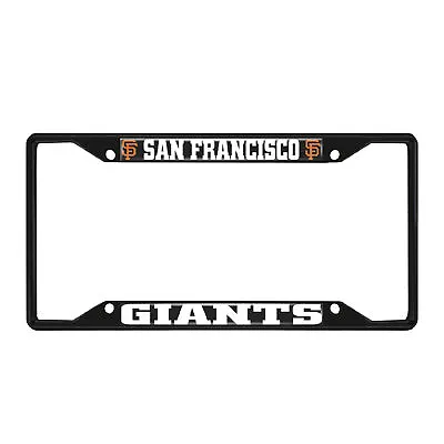 Fanmats MLB San Francisco Giants Black Metal License Plate Frame  • $14.49