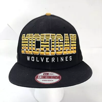 Michigan Wolverines New Era SnapBack Adjustable Hat Navy Color • $19.95