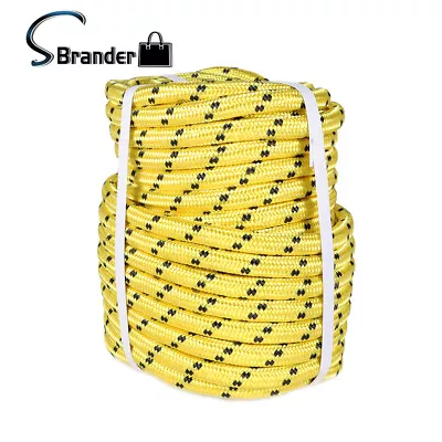 1/2 X 200' Braid Polyester Rope Arborist Bull Tree Rigging 5500Lbs Breaking • $50.37