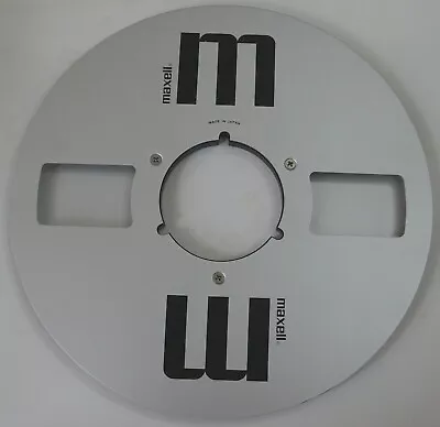 VINTAGE MAXELL EMPTY METAL TAKE UP REEL 10.5 X 1/4  • $32.99