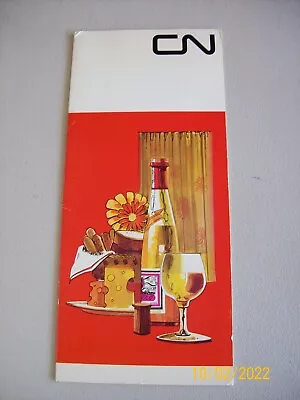 $10 • Buy Canadian National Railroad Dining Car Menu  Evening Meal 