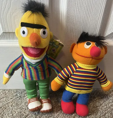 Sesame Street Bert & Ernie Plush Stuffed • $25