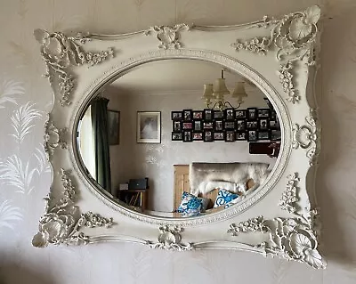 RARE Laura Ashley Beth Off White Mirror Wall Decorative Mirror • £150