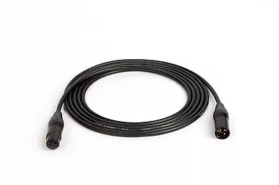 Canare Black Quad Microphone Mic Cable Neutrik Xlr 15 Ft. • $33.95