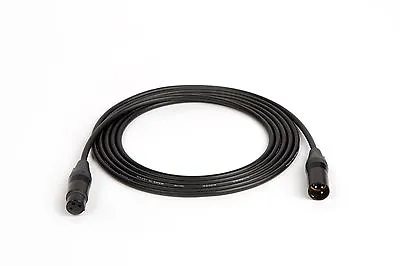 Canare Black Quad Microphone Mic Cable Neutrik Xlr 18 Ft. • $34.95