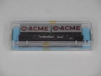 Atlas N Scale 1:160 Gauge 2351 Pennsylvania Piggy Back Car ACME 30259 With Case • $24.95