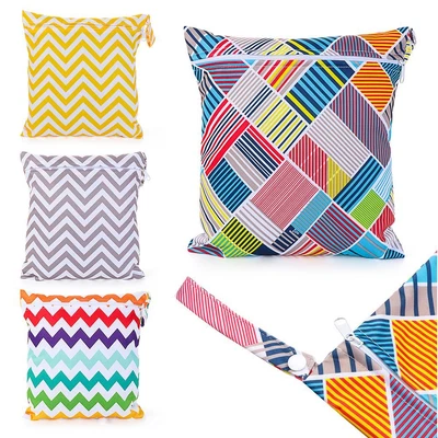 £4.82 • Buy Diaper Bags Nappy Pouch New Waterproof Zip Wet Dry Bag Baby Storage Pocket