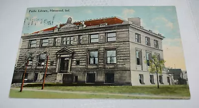 Public Library Hammond Indiana Postcard S. H. Knox & Co. Made In USA A8302 • $14.29