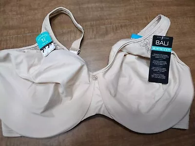 Bali Passion For Comfort Minimizer Bra DF3385 Nude 40 DDD NWT  • $24.99