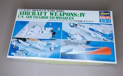 Hasegawa Aircraft Weapons: IV U.S. Air To Ground Missiles X72-4 1/72 Scale Open • $9.99